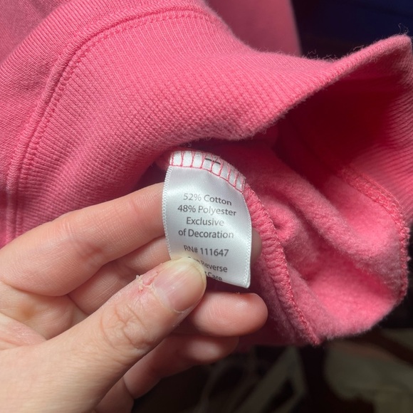 Fifth Sun Pink Leopard Heart Crewneck Sweatshirt - Picture 6 of 7